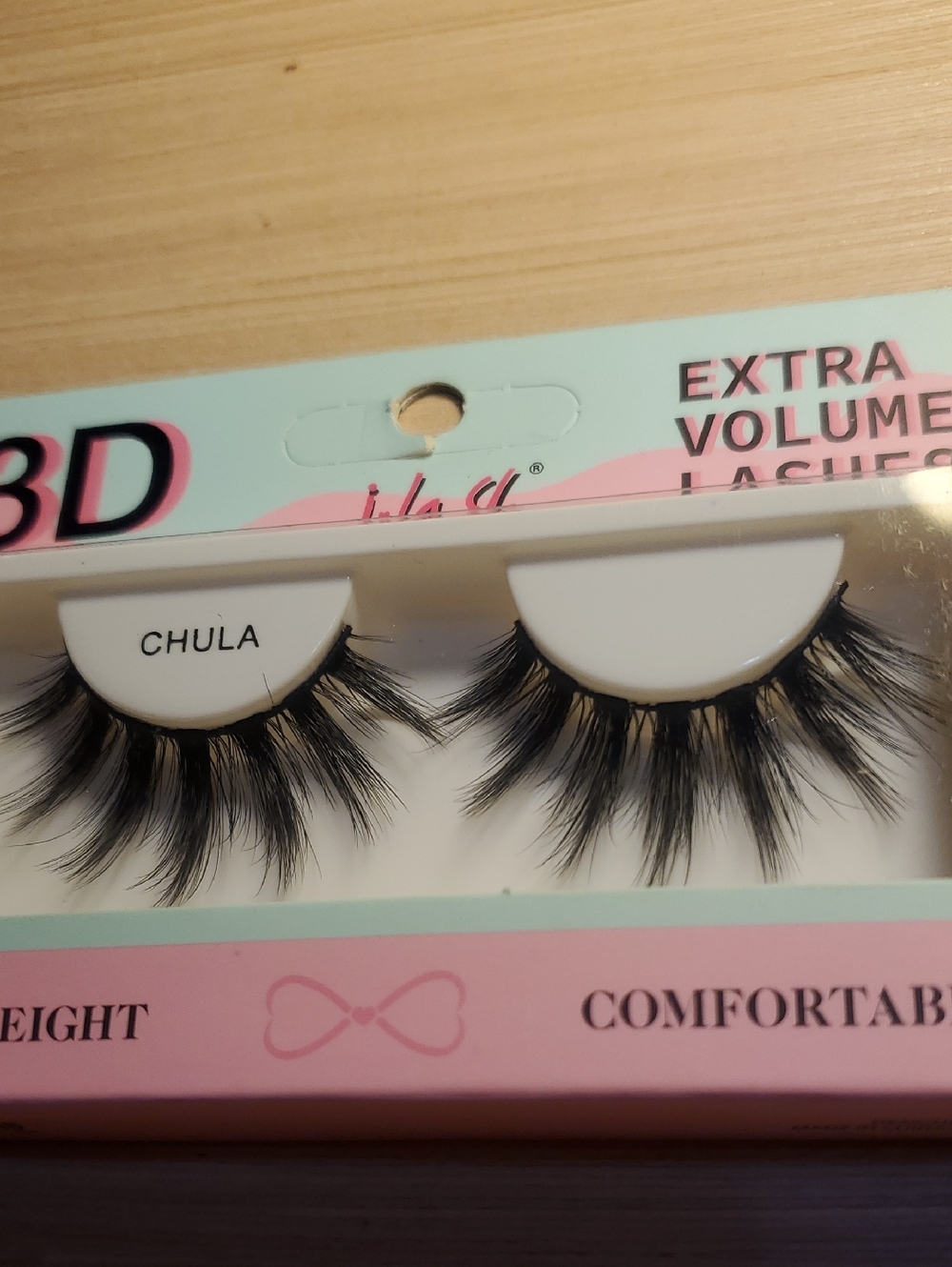 Chula 3D Extra Volume Black False Lashes by